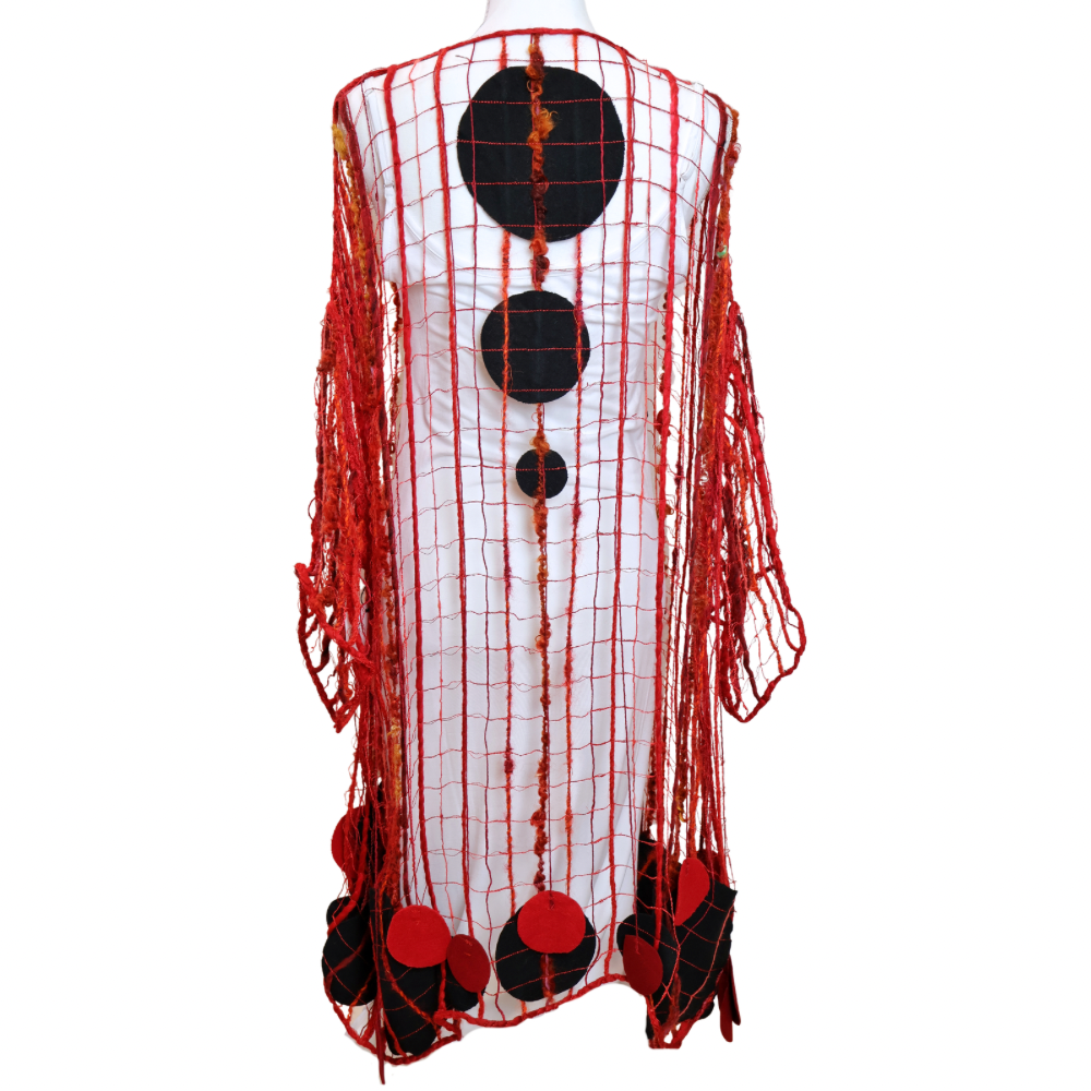 Mid Length Jacket. Circles