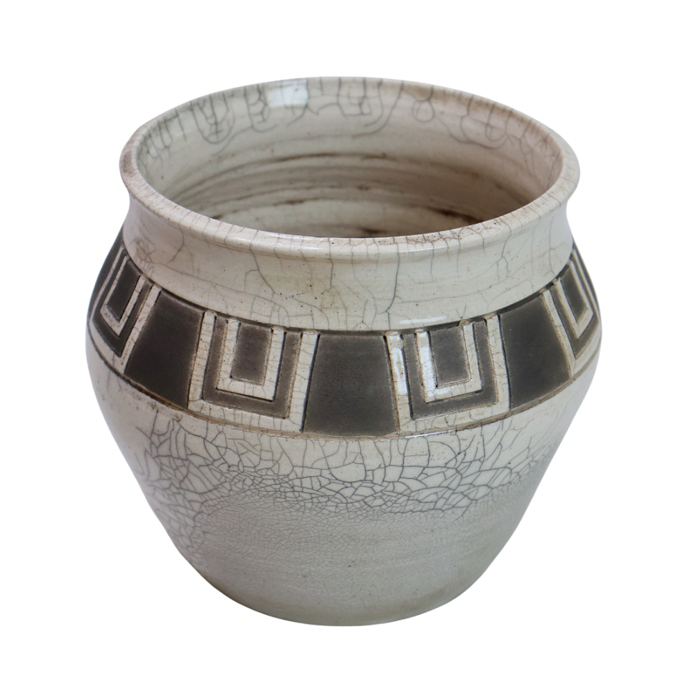 Large White Vessel