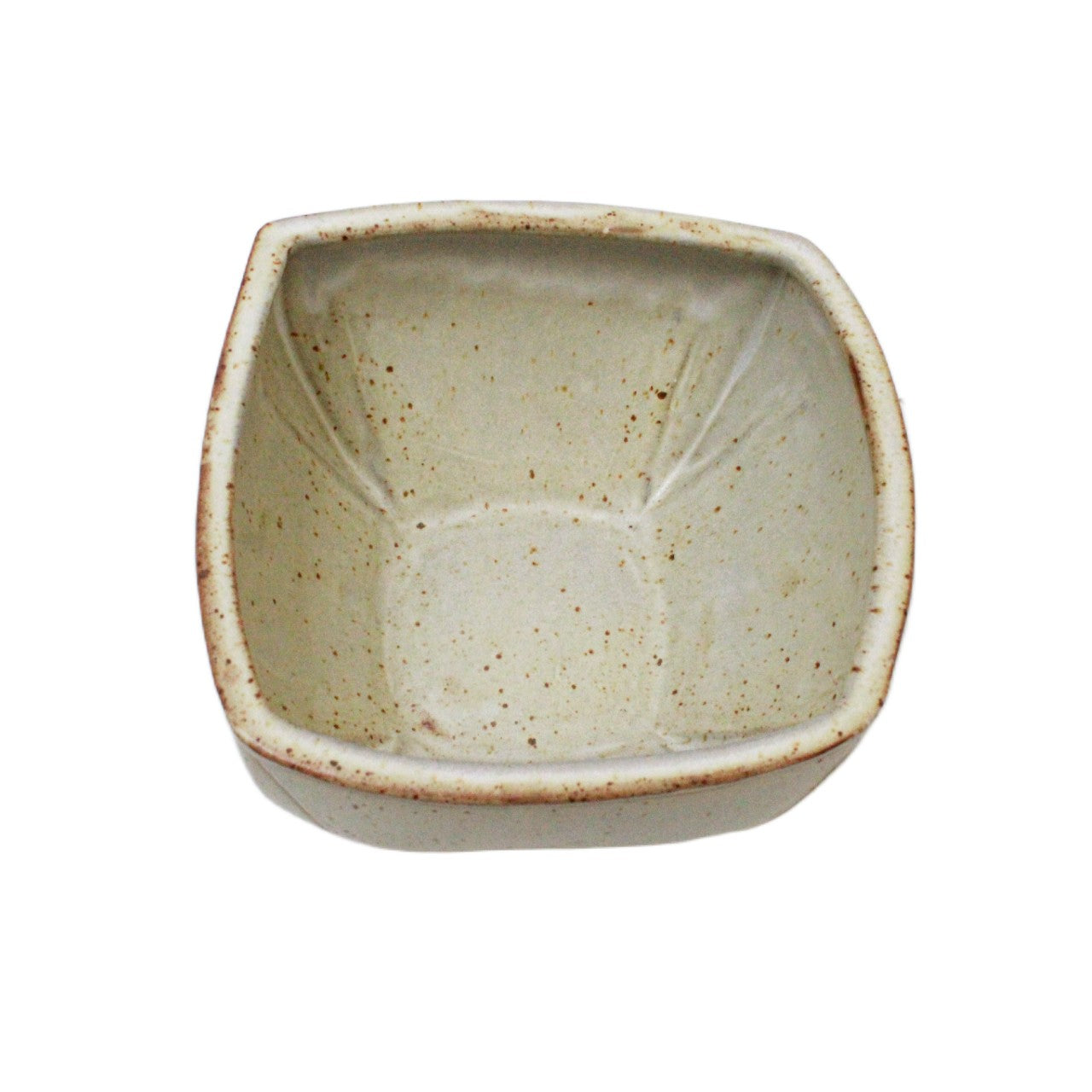 Square Bowl w/ Darted Feet