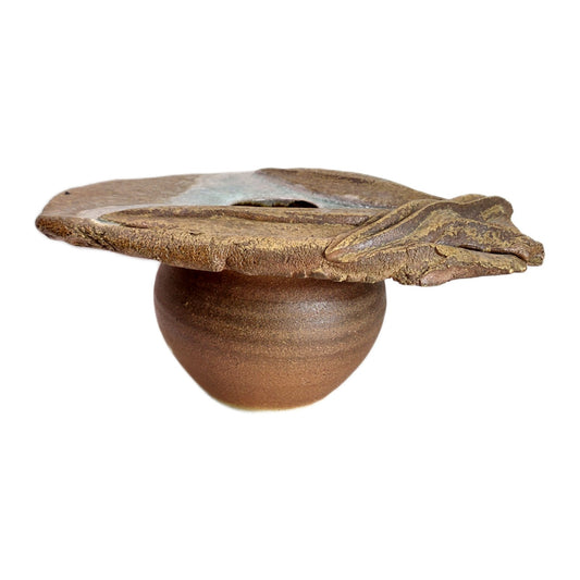 Small Slab Top Vase
