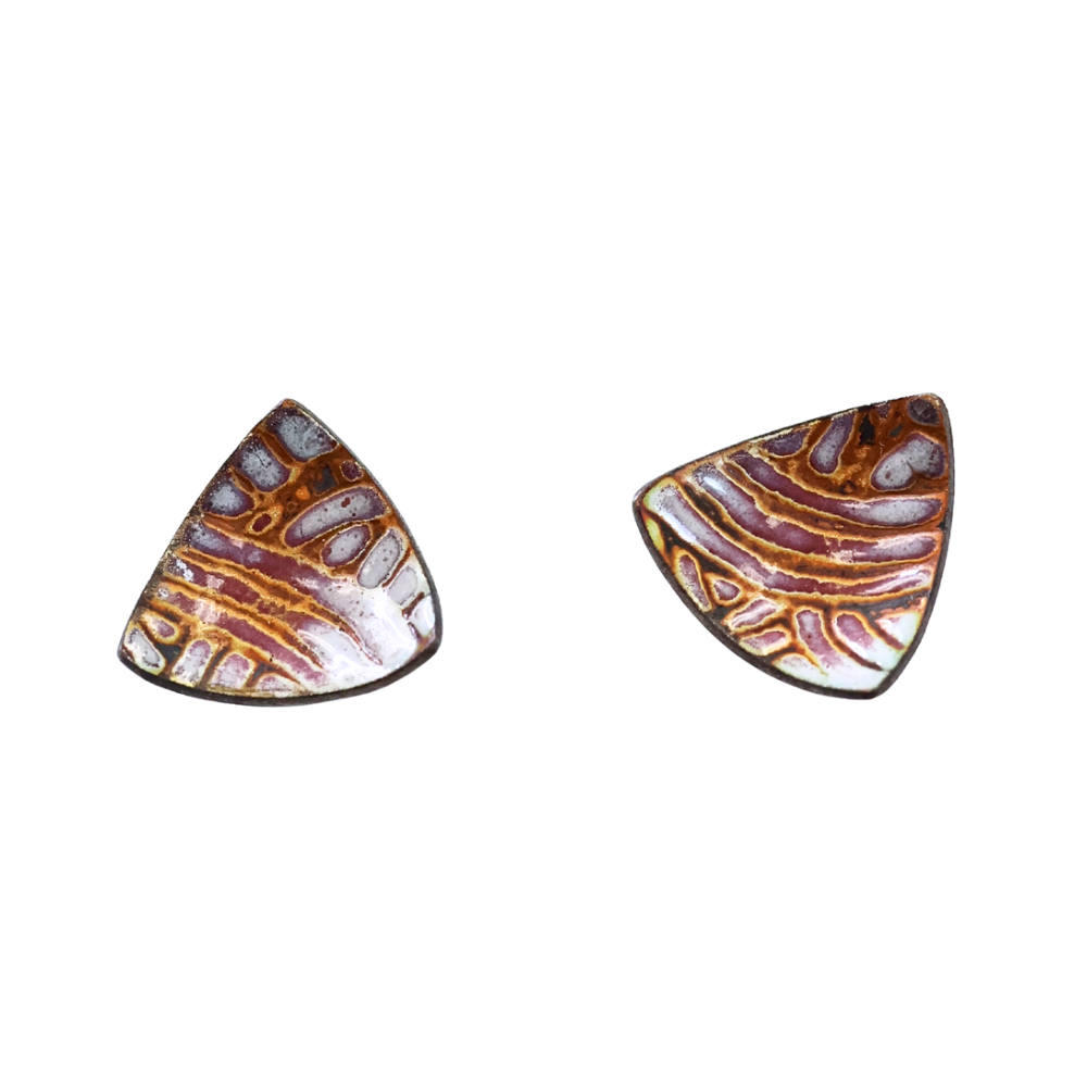 Triangle Post Earrings. MTP1