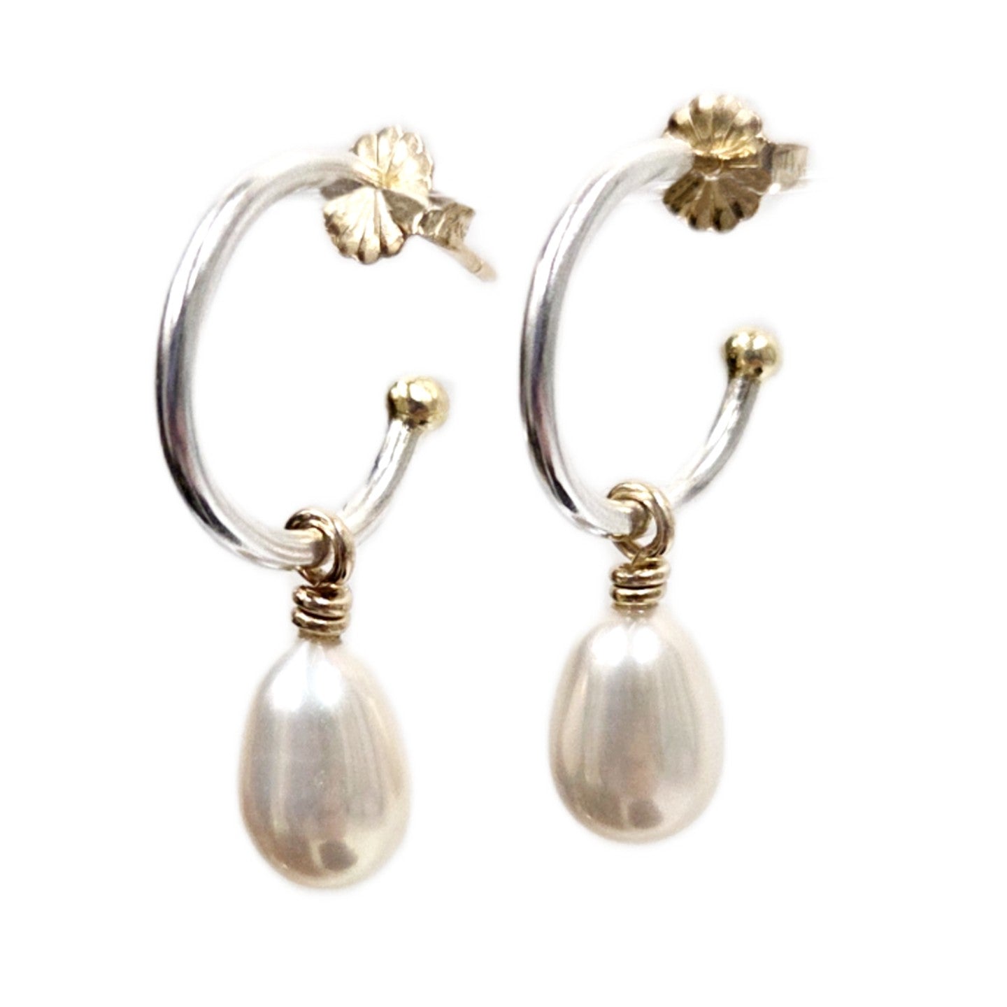 Pearl Hoops