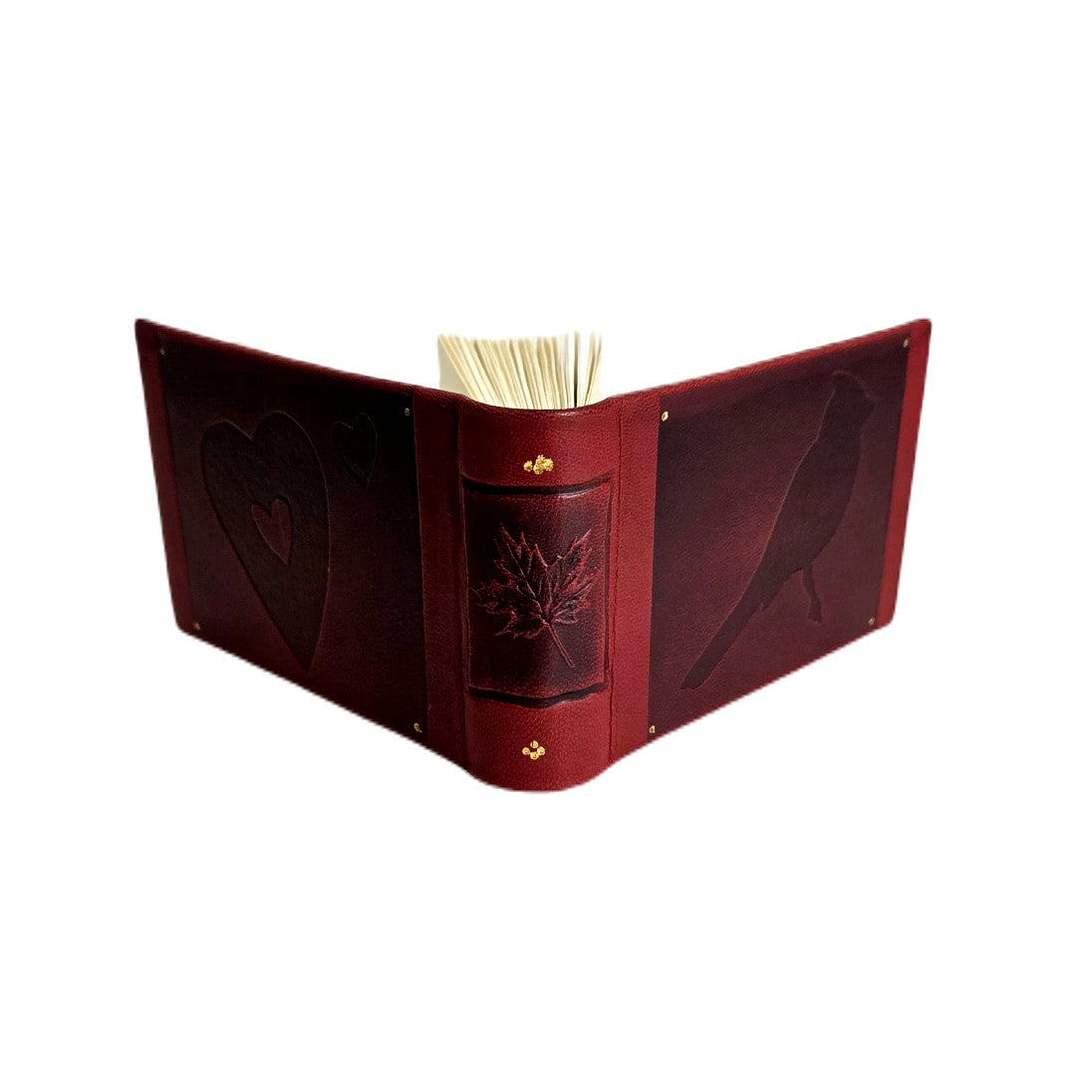 3x5 Hardbound Journal - Bird/Heart