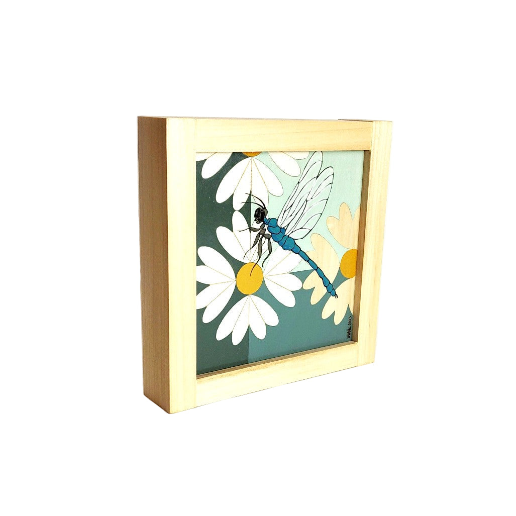 Dragonfly Flower-Aqua