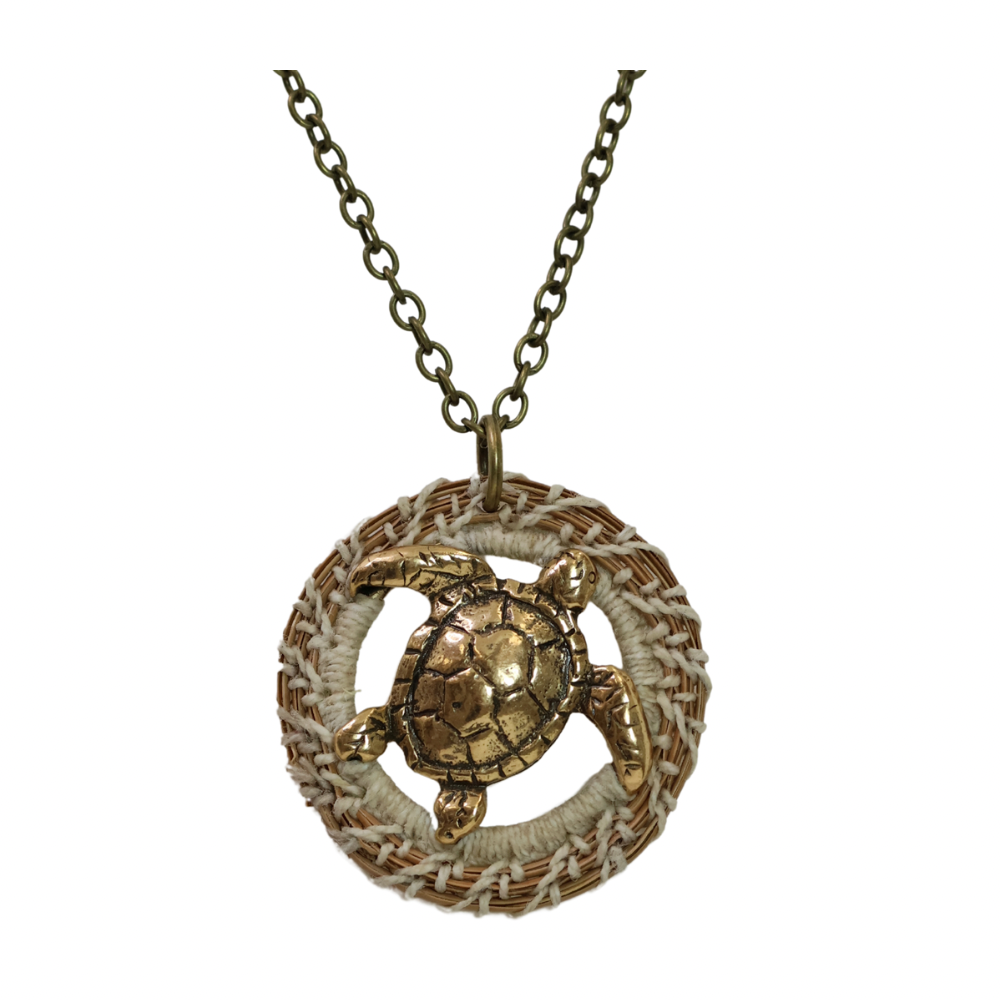 Pine Needle Pendant Necklace