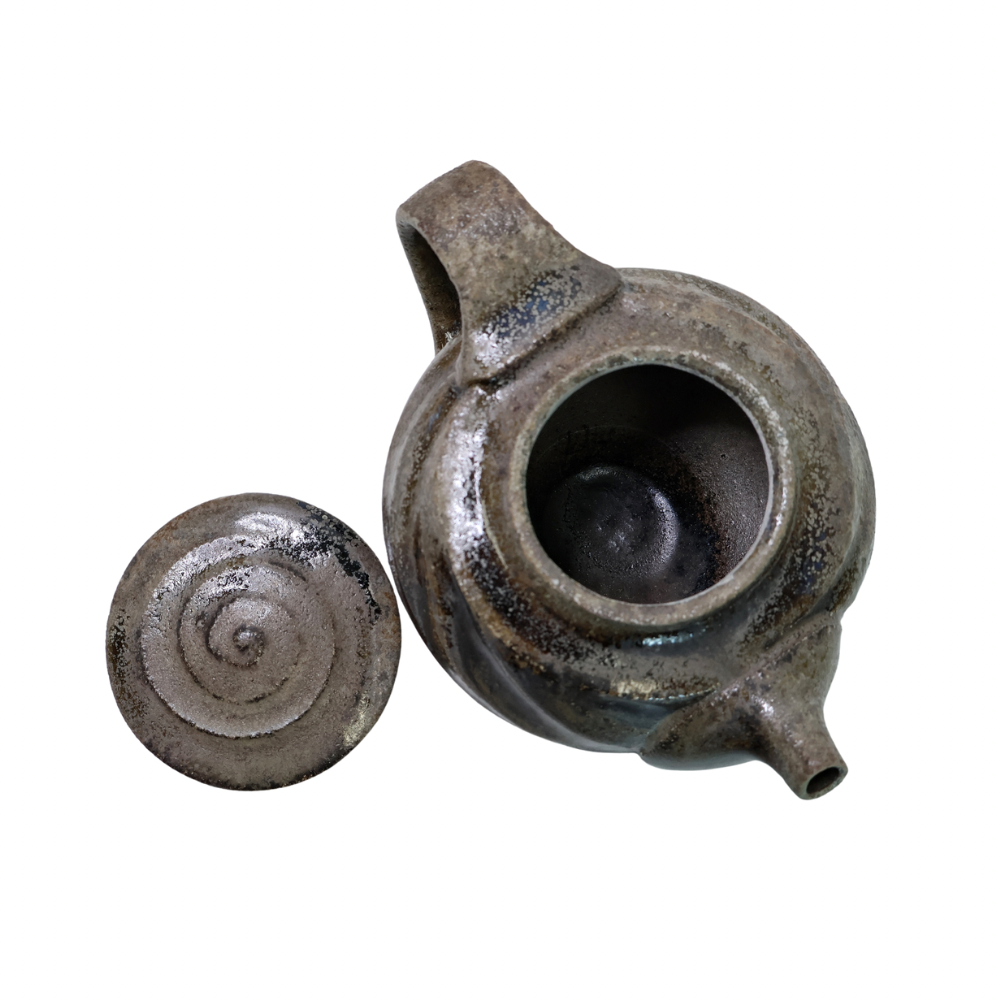 Black & Green Teapot