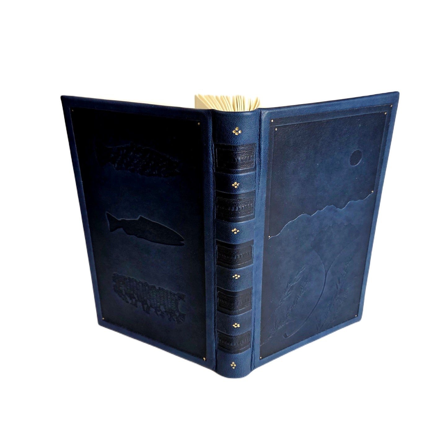 9x5 Hardbound Journal - Mountain & Fish