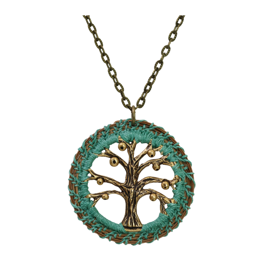 Pine Needle Pendant Necklace