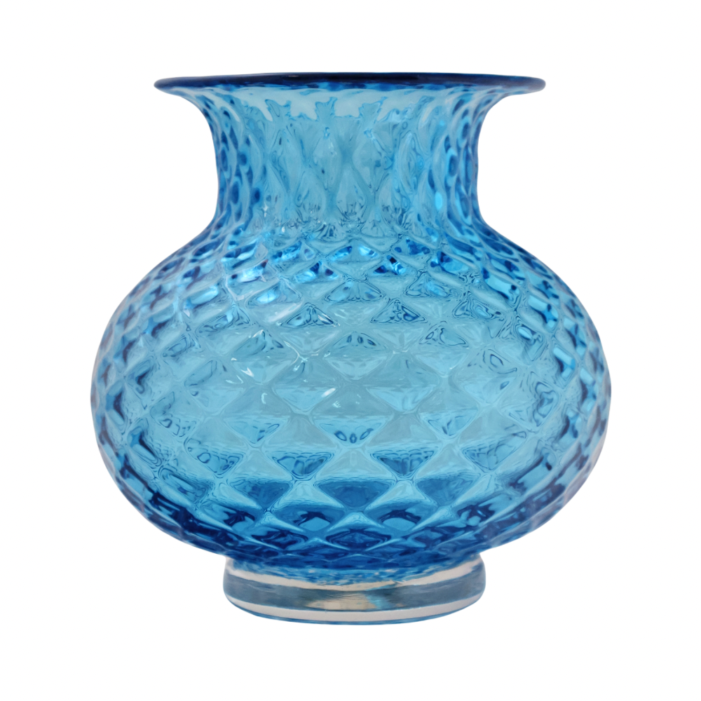 Pineapple Vase - Blue