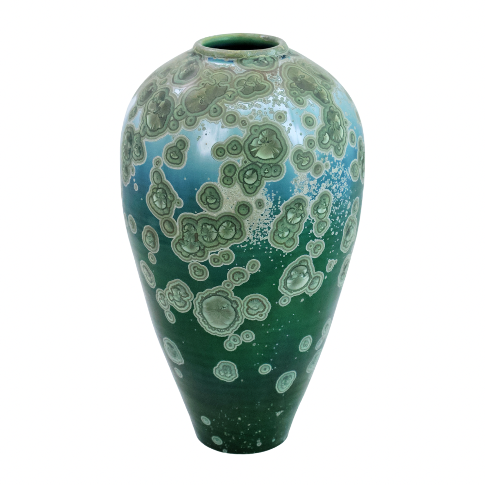 Malachite High Shoulder Vase