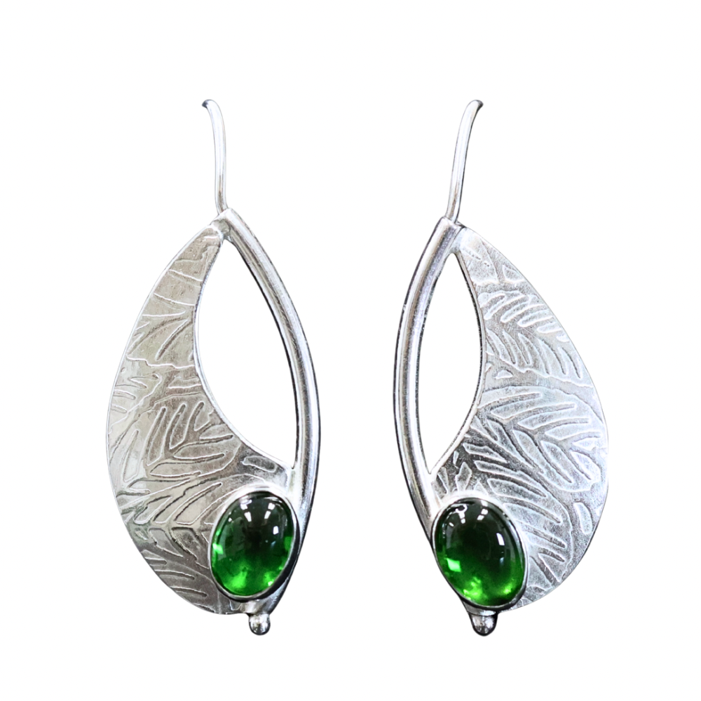 Swirling Silver Leaves Swirl ER