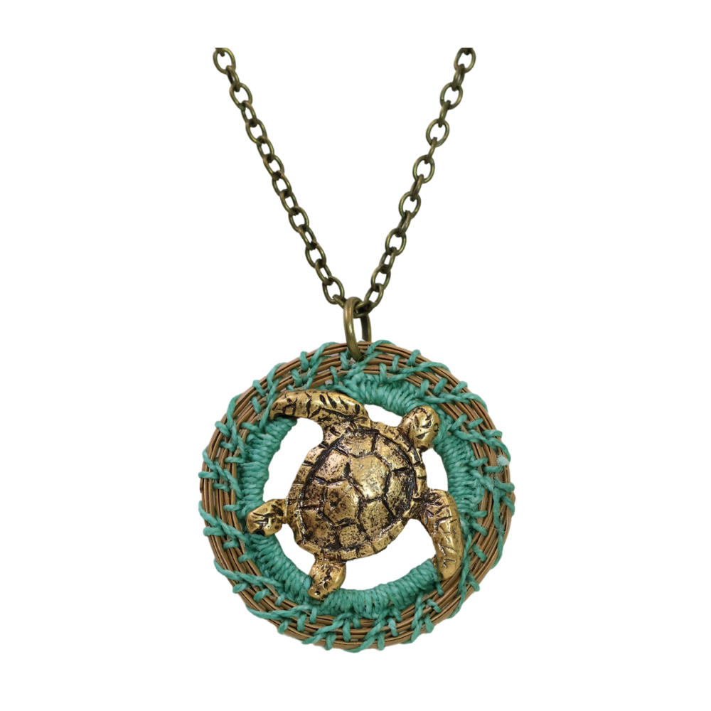 Pine Needle Pendant Necklace