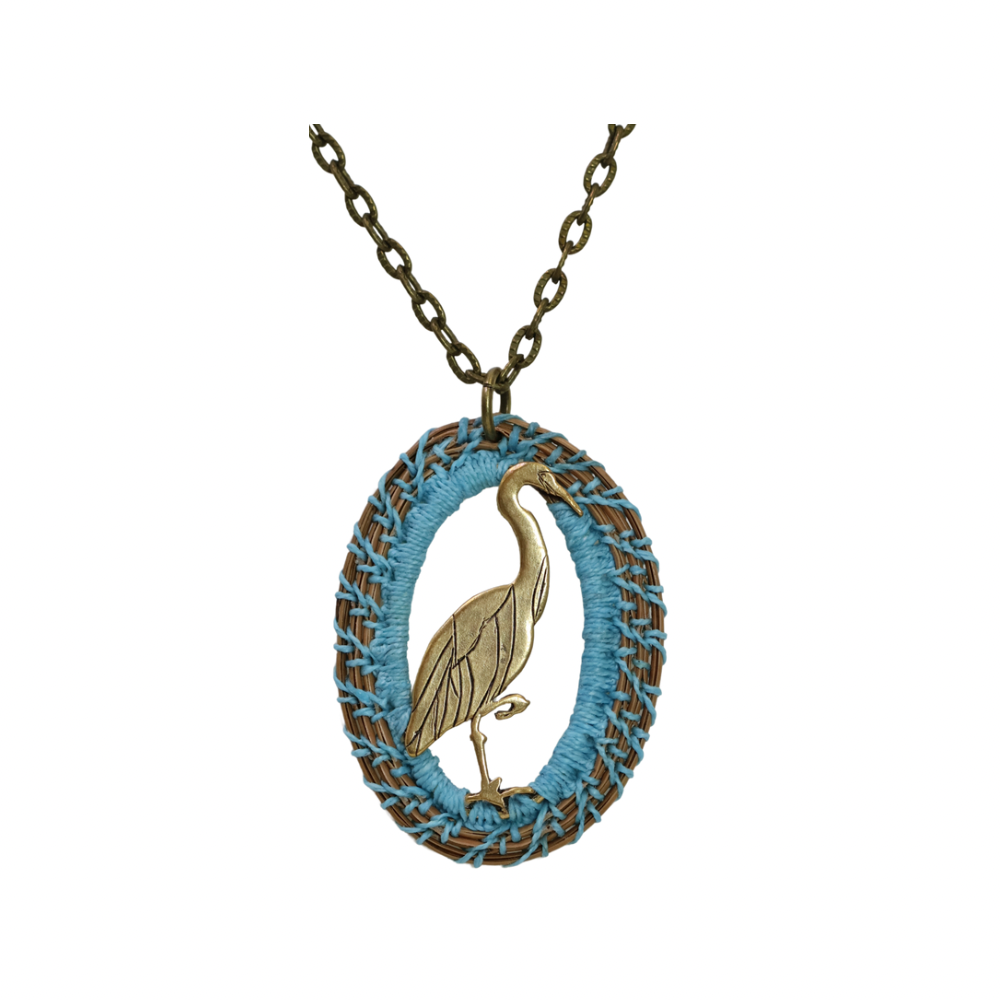 Pine Needle Pendant Necklace