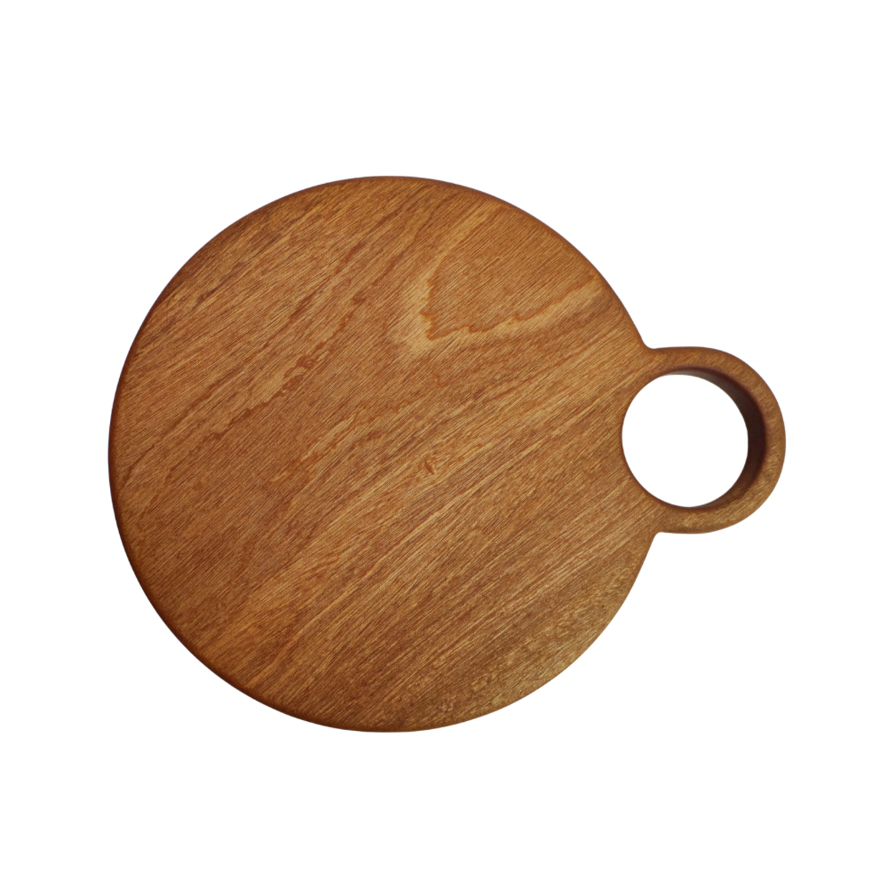 SM. Round Handle Sepele Cutting Board
