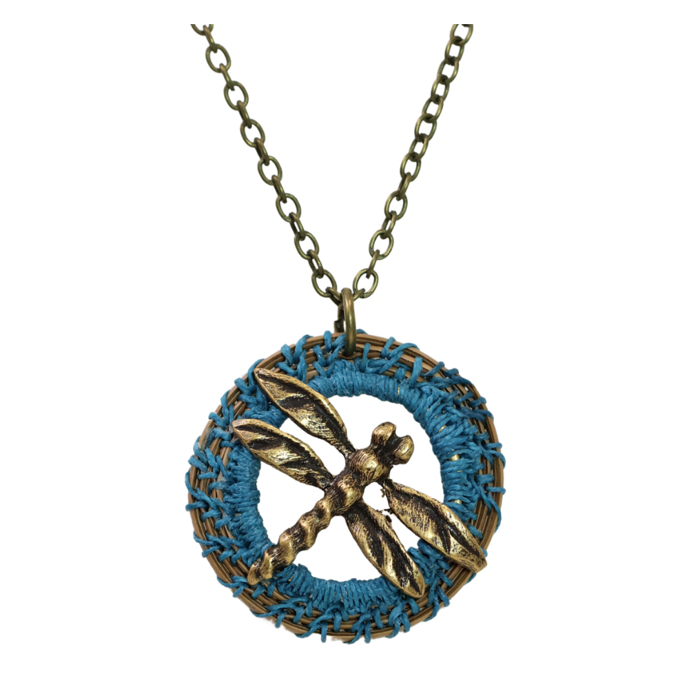 Pine Needle Pendant Necklace