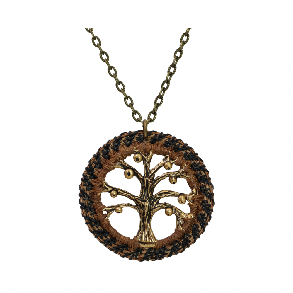 Pine Needle Pendant Necklace