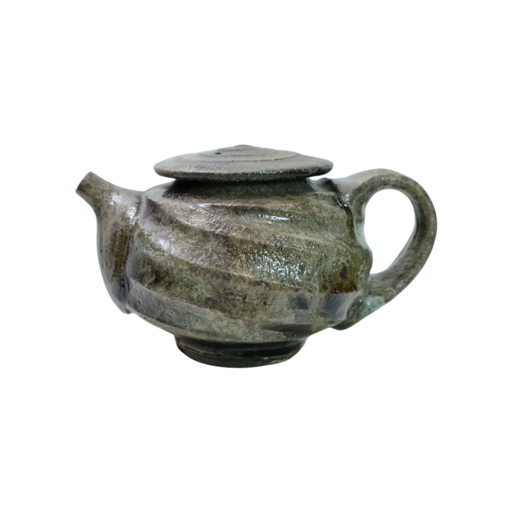 Black & Green Teapot