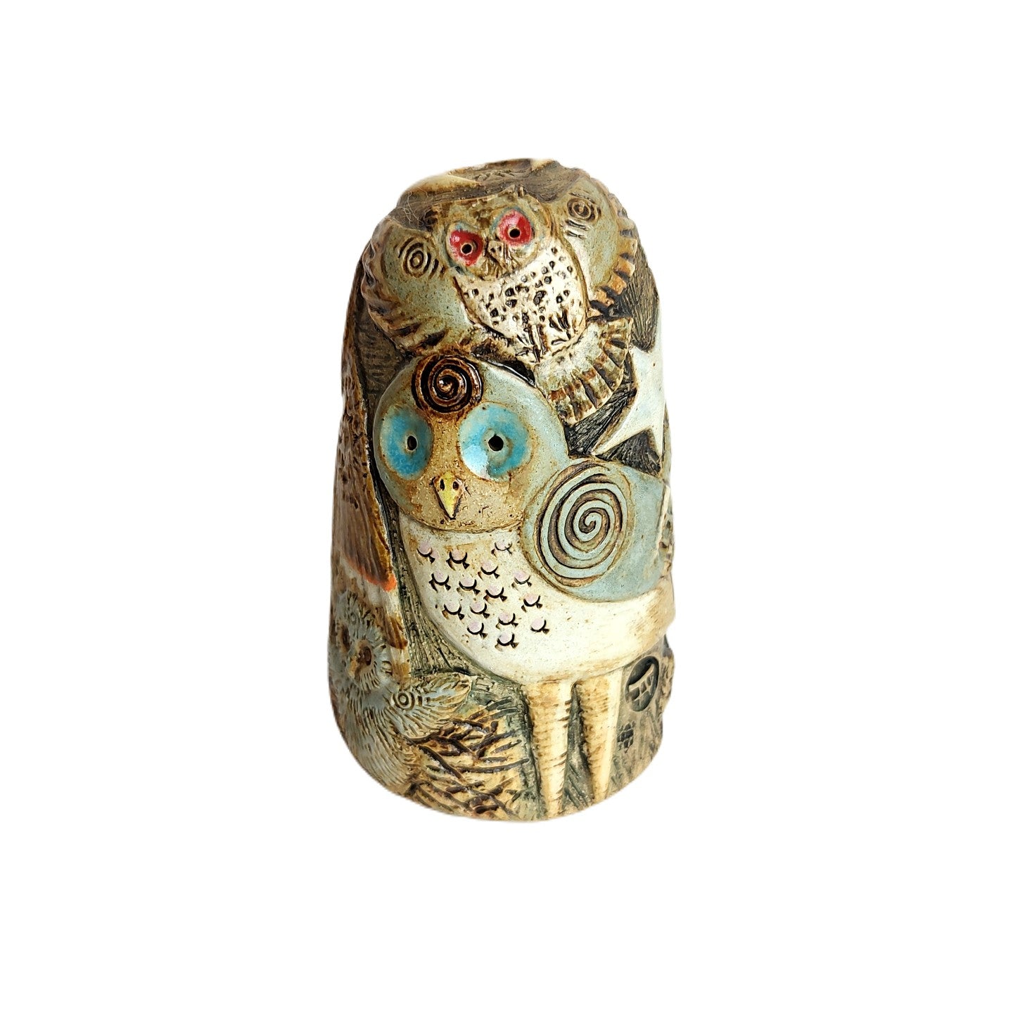 Owl Parliament. Crescent. 7 Owls