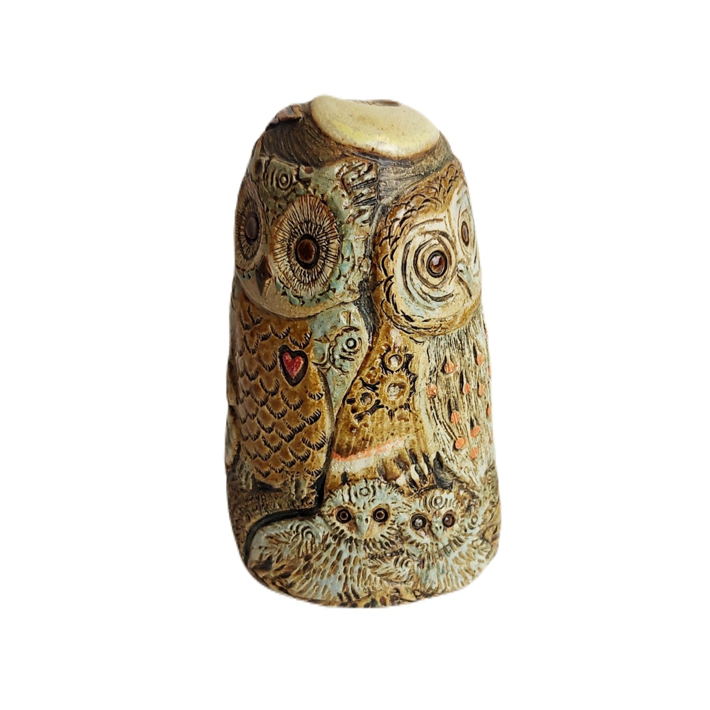 Owl Parliament. Crescent. 7 Owls