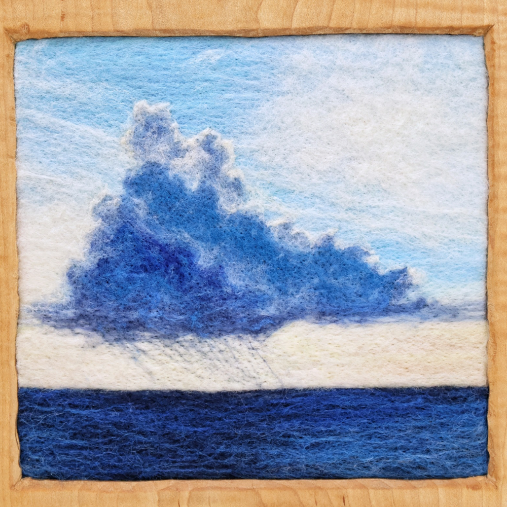 Rain Cloud Over Water