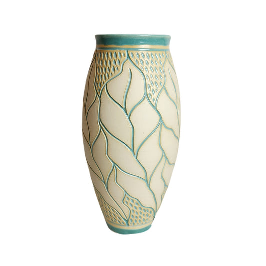 White Clay Vase