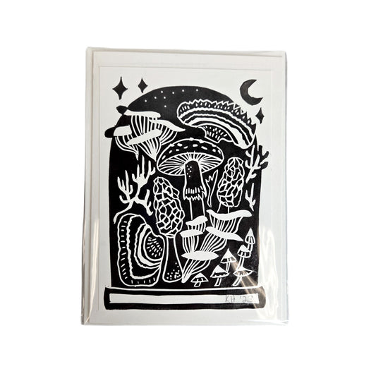 5x7 Block Printed Card