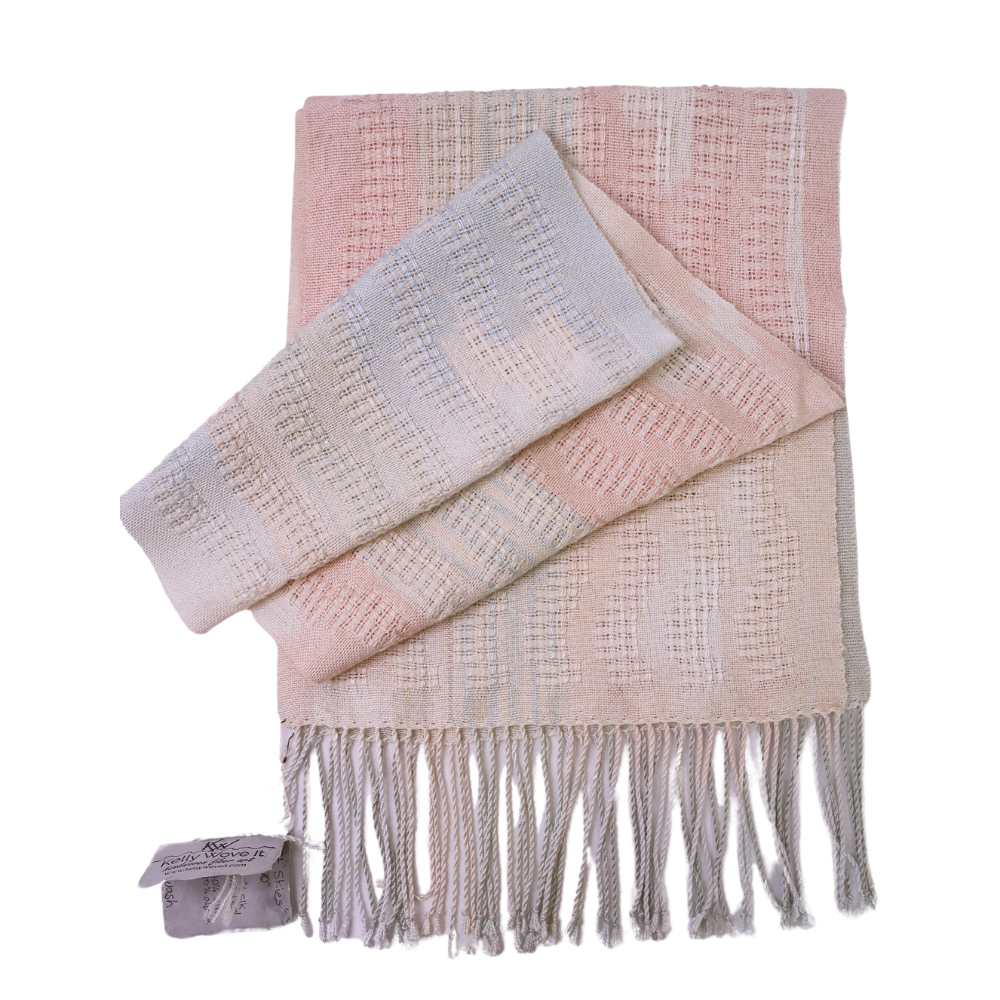 Handwoven Scarf - Soft Skies
