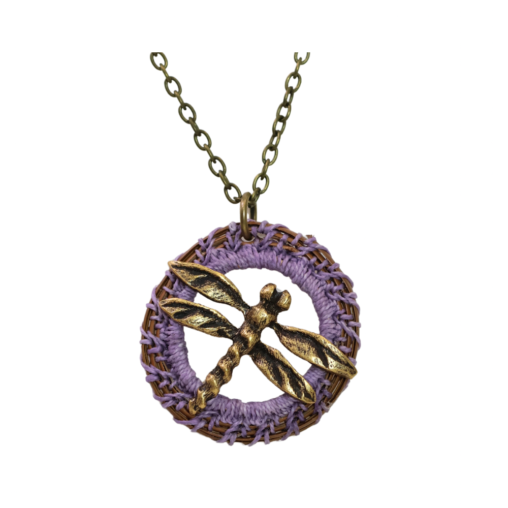 Pine Needle Pendant Necklace