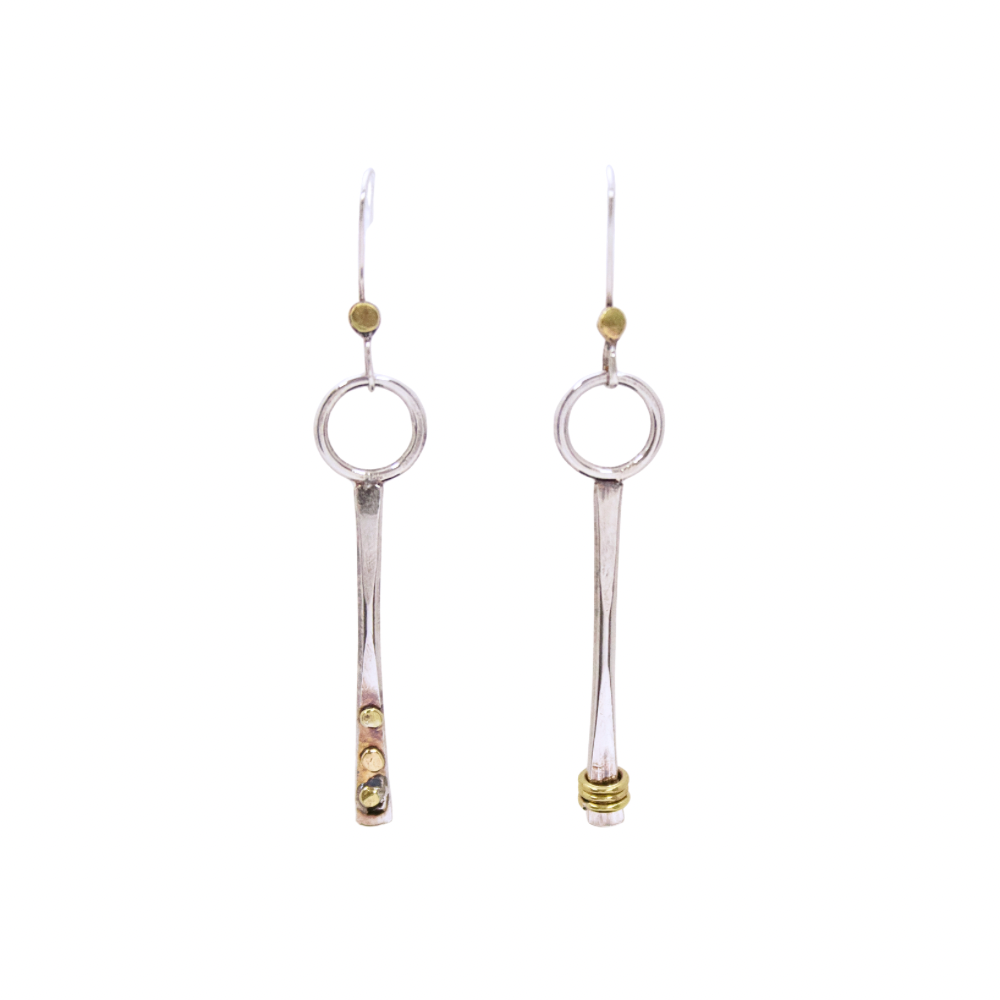 Long Silver Dangle
