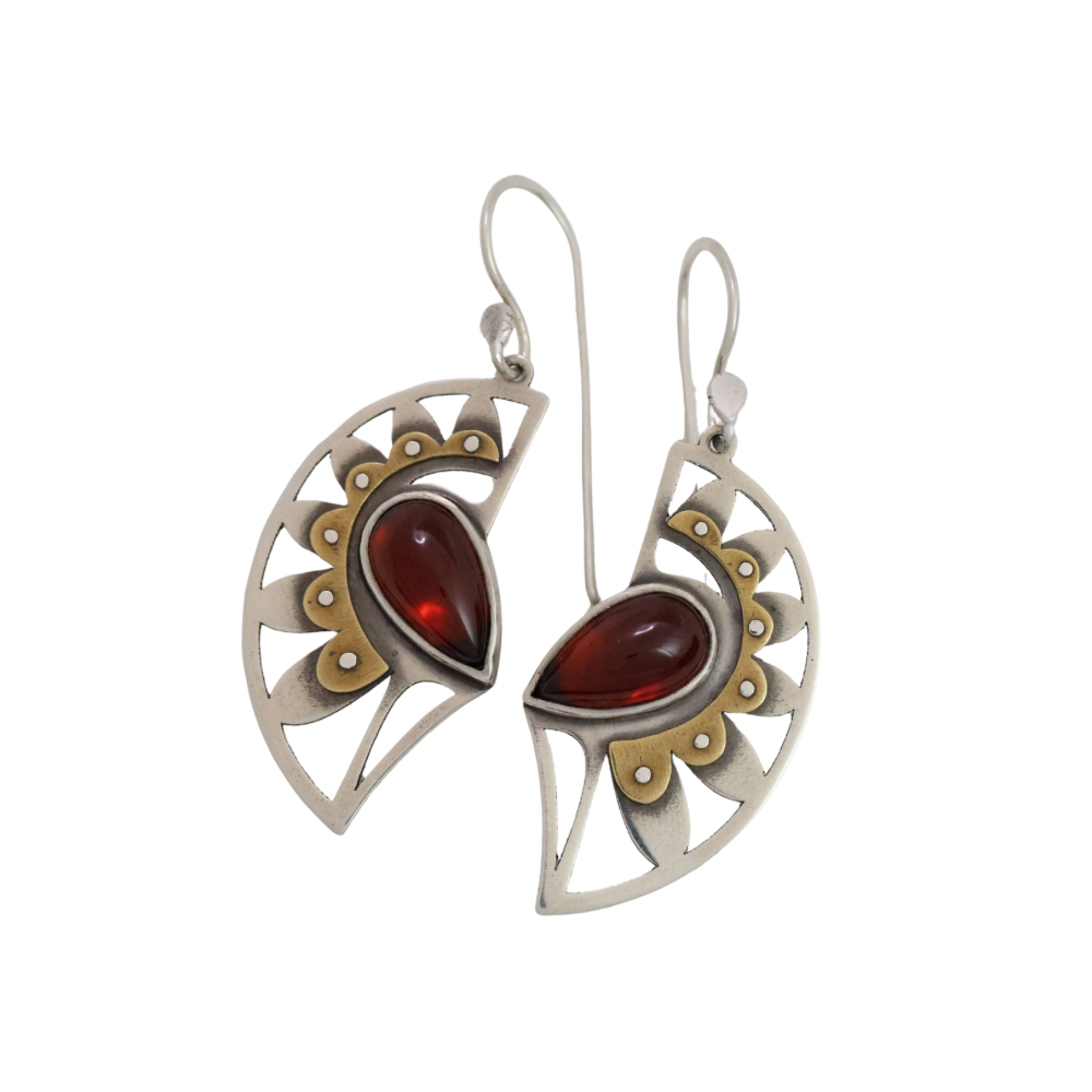 Peacock Strut Design Earrings