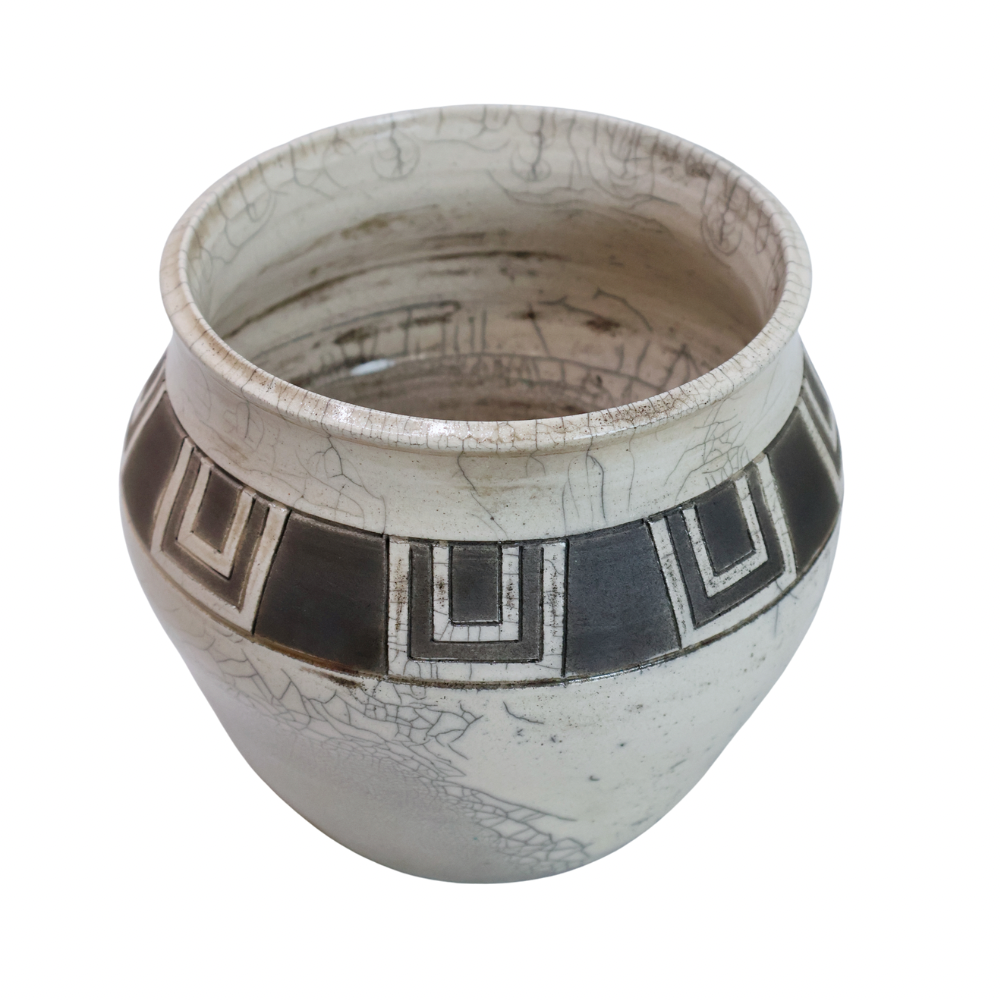 Large White Vessel