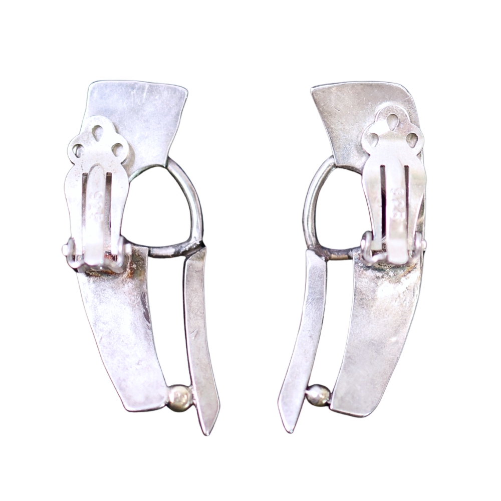 SS/14K Clip Earrings