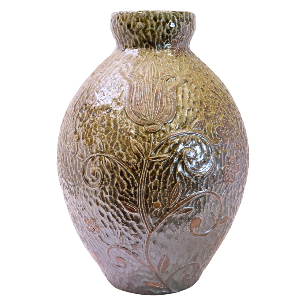Brown Etched Vessel