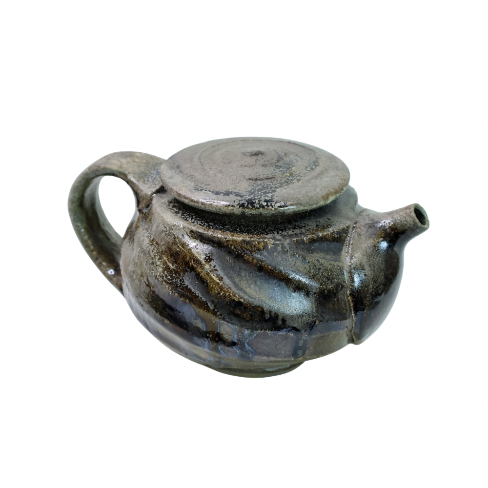 Black & Green Teapot