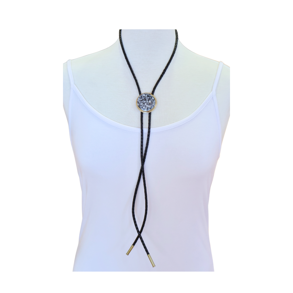Stone Bolo Tie