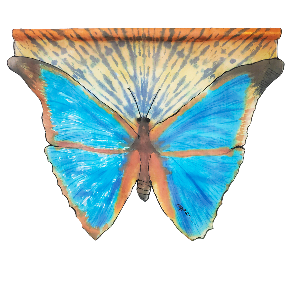 #10 Shibori Chiffon Morpho