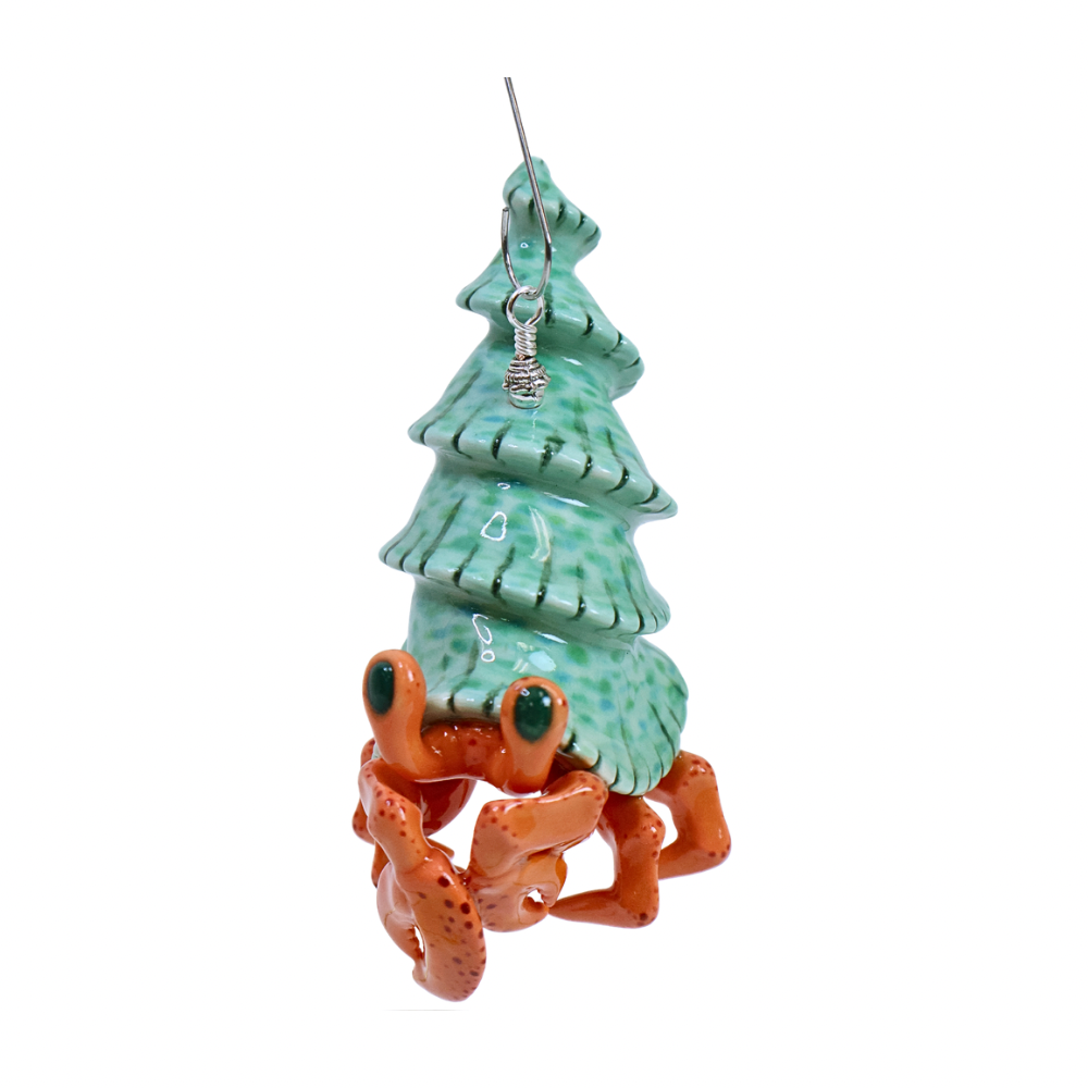 Hermit Crab Ornament Green
