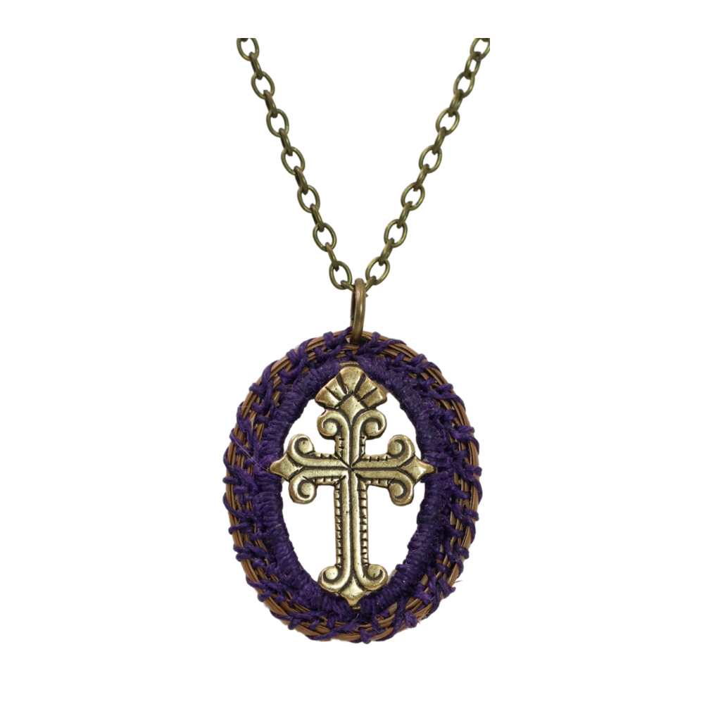 Pine Needle Pendant Necklace