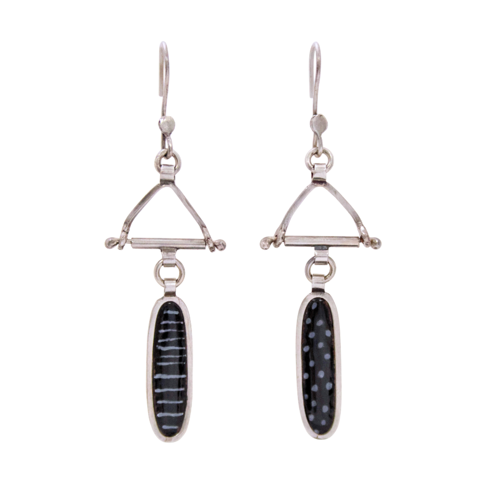 Oblong Dangle Earrings