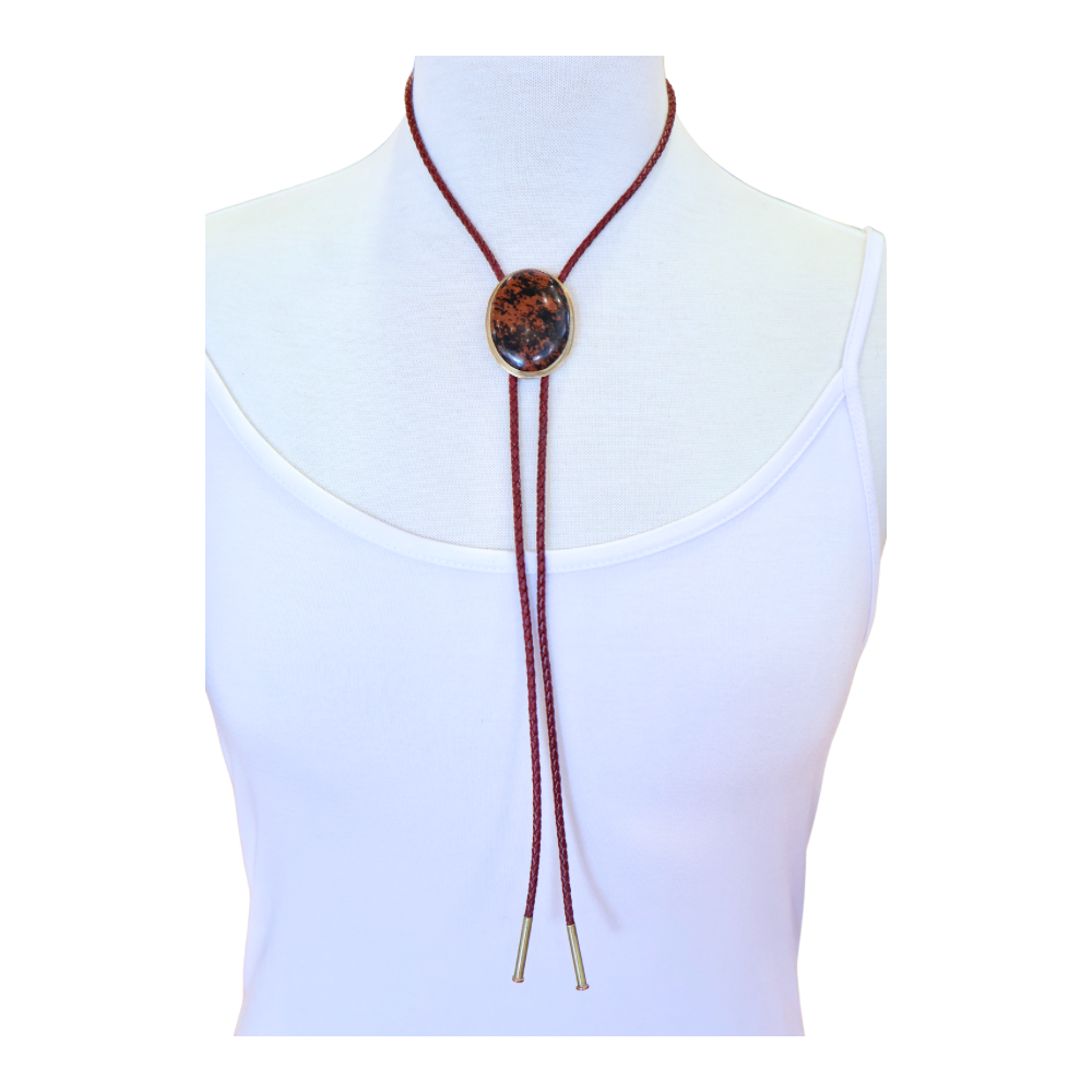 Red Jasper Bolo Tie