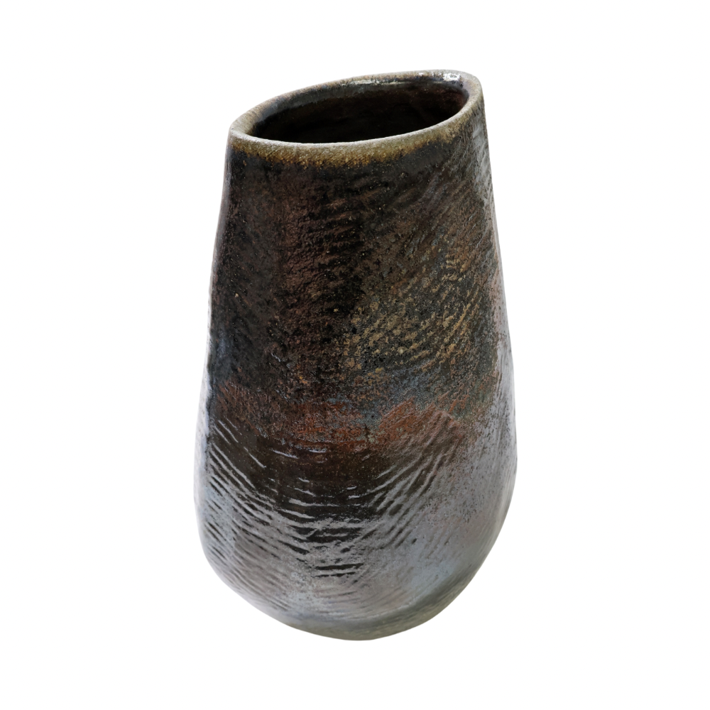 Tall Shield Vase