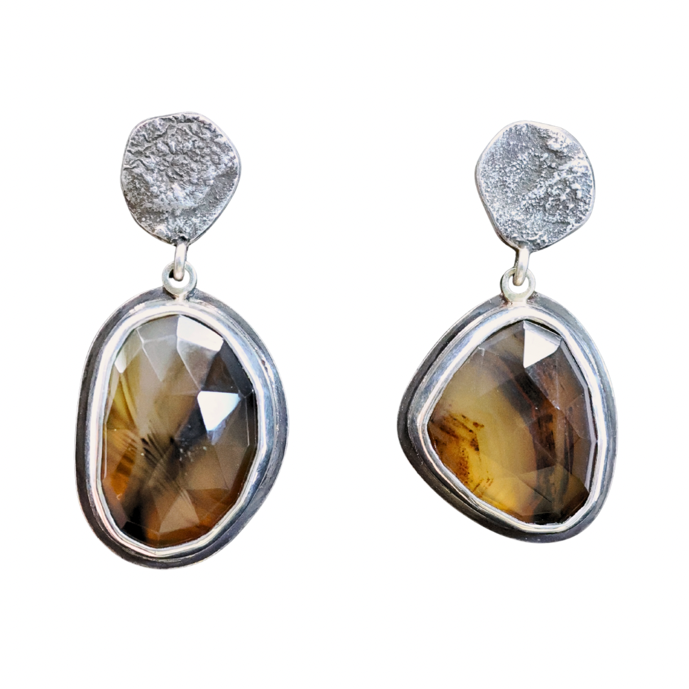 Montana Agate Pebble Drop ER
