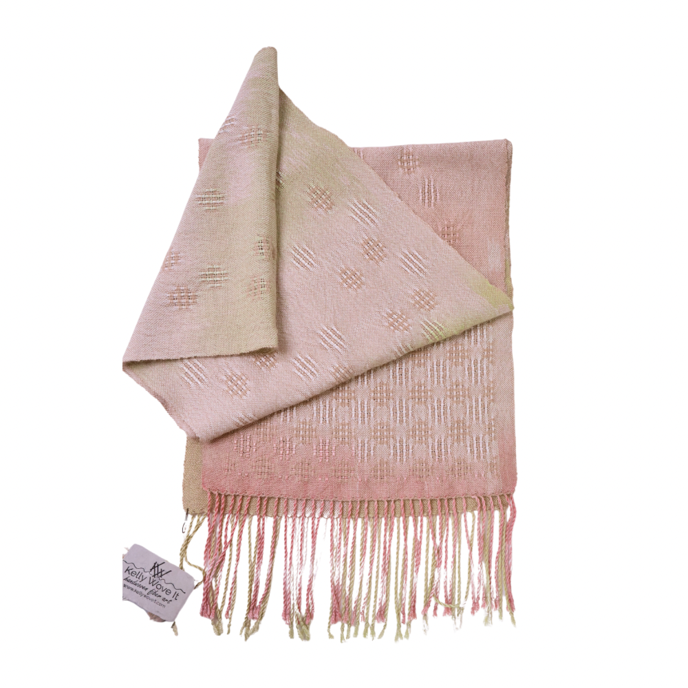 Handwoven Scarf - Dogwood Petal