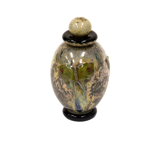 Bottle with Stopper - Moths #1187