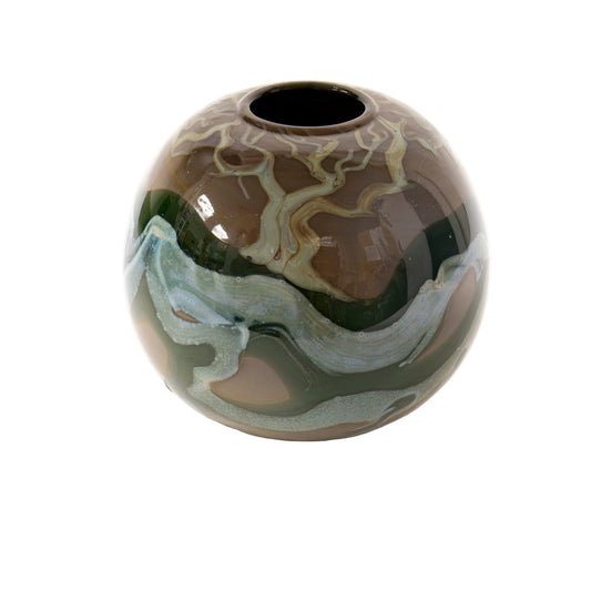 Round Vessel with Trees #1351