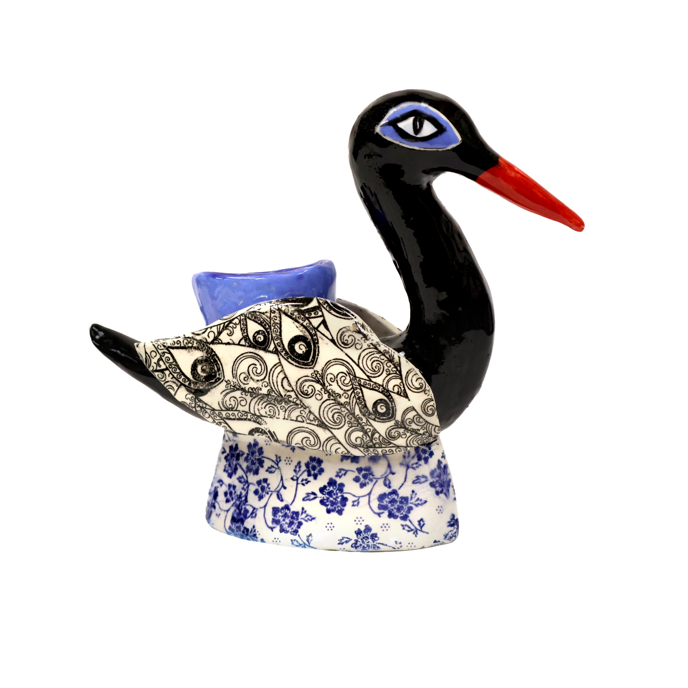 Black Swan Vase