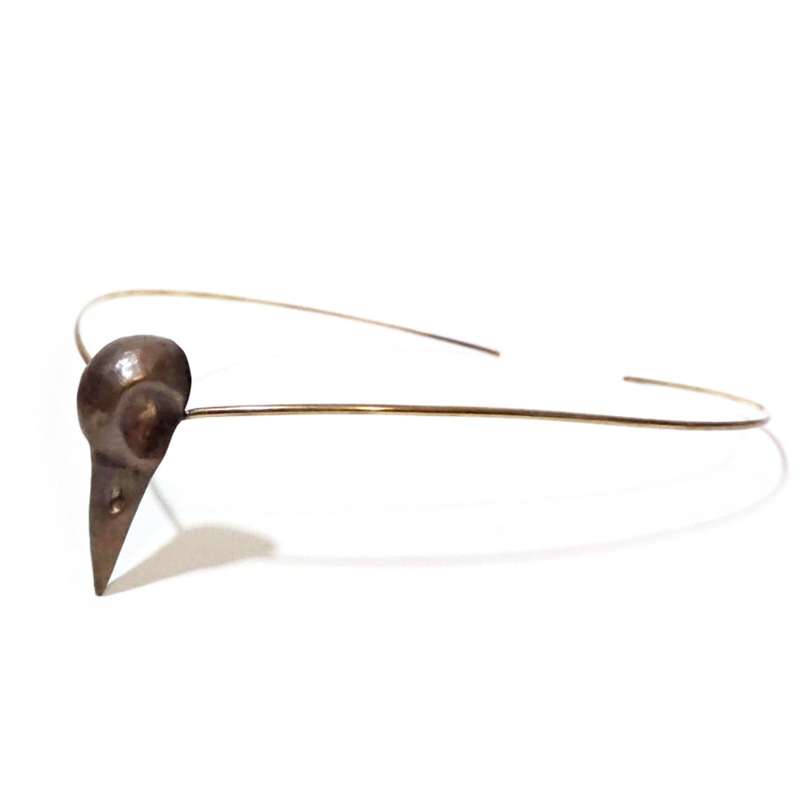 Crow Skull Diadem (brass)
