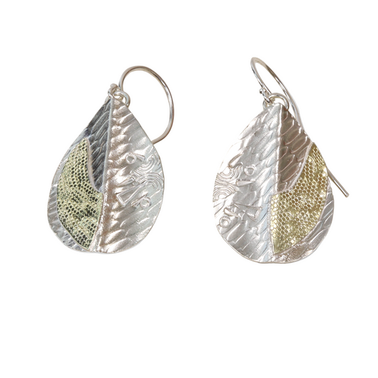 Scallop Drop Earrings