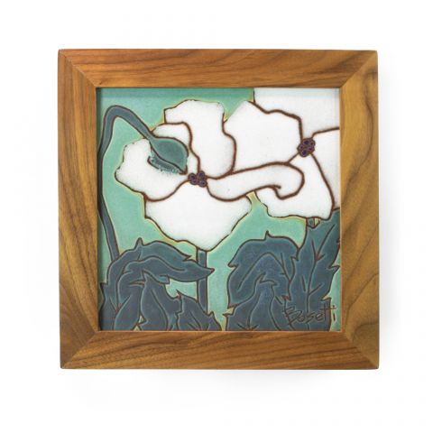 Framed Poppy Tiles
