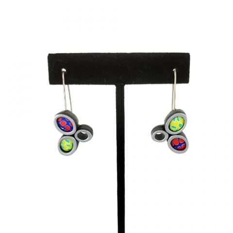 Oval Triangle Mod Earrings